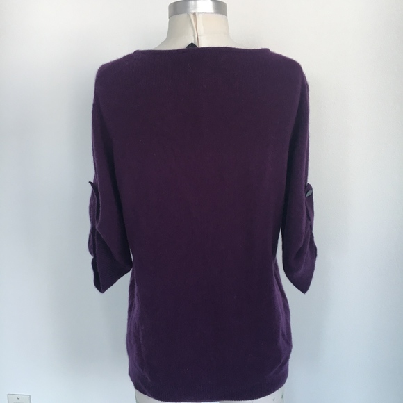 BCBC MaxAzria Zipper Sweater - 100% Cashmere - Picture 3 of 8
